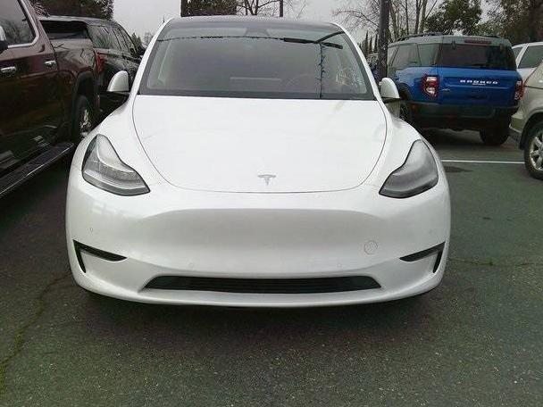 TESLA MODEL Y 2021 5YJYGDEE9MF086927 image